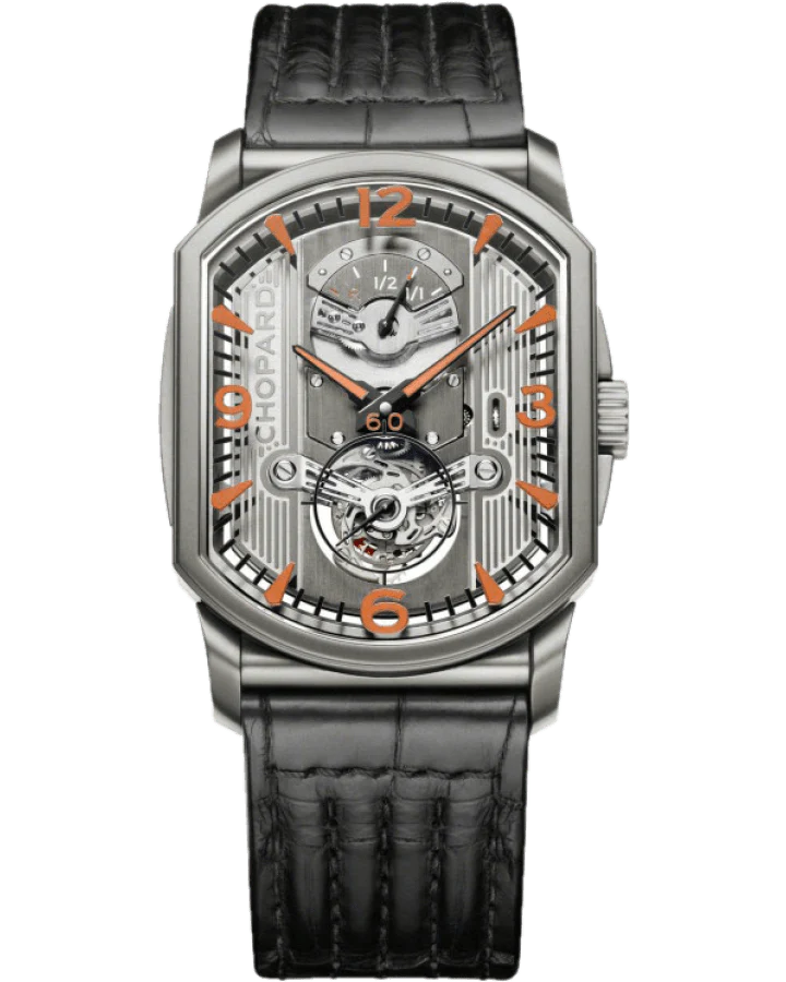 LIMITED CHOPARD L.U.C Engine One Tourbillon Titanium 168526 3003 FullS Sharif Fine Jewelers