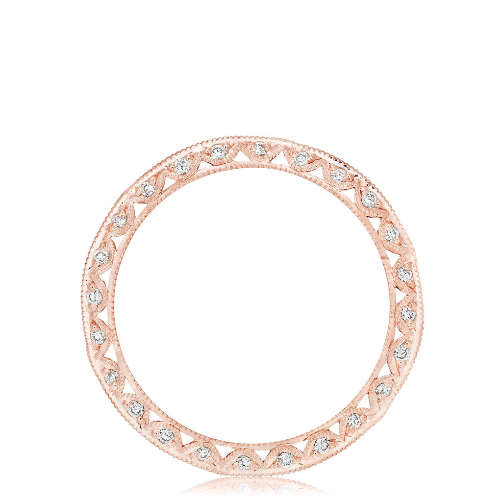 Twist with Diamond Accent Wedding Band