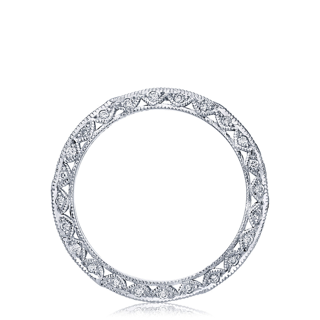 Twist with Diamond Accent Wedding Band