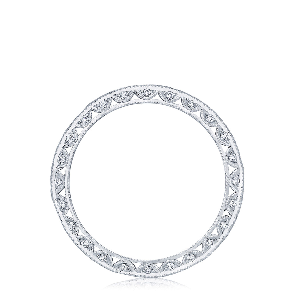 Twist with Diamond Accent Wedding Band