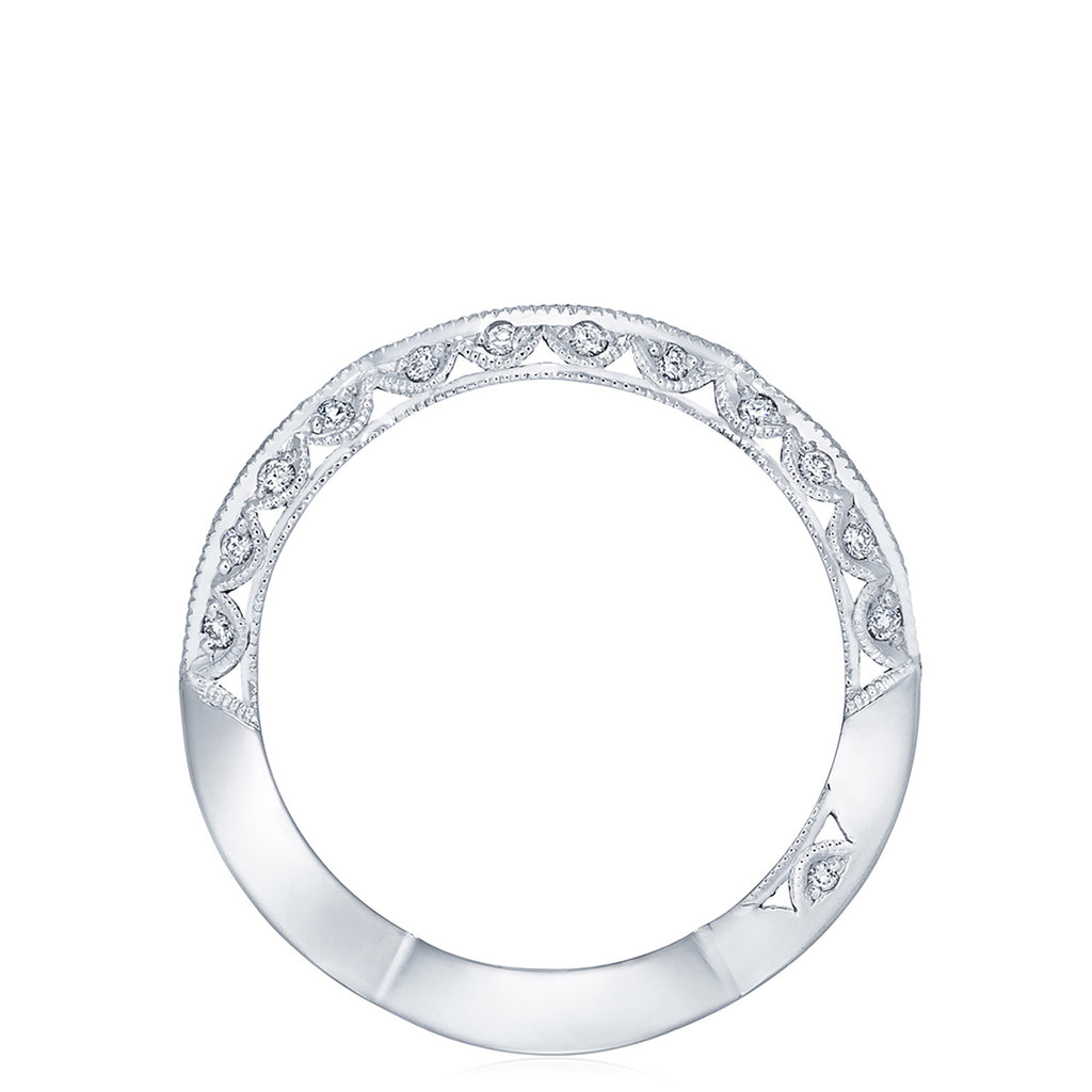 Twist with Diamond Accent Wedding Band