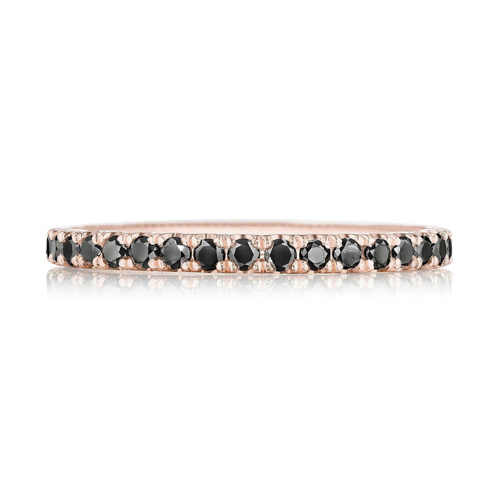 String of Black Diamonds Ring