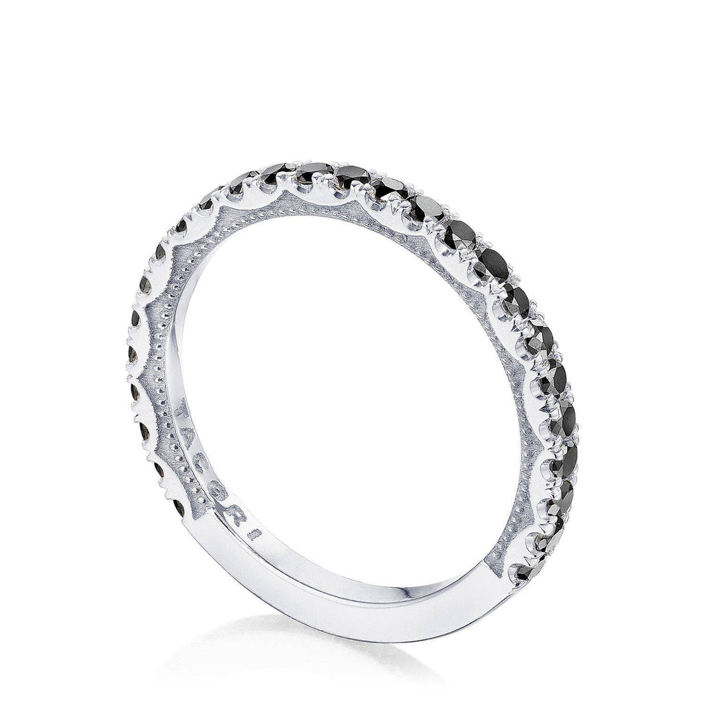 String of Black Diamonds Ring