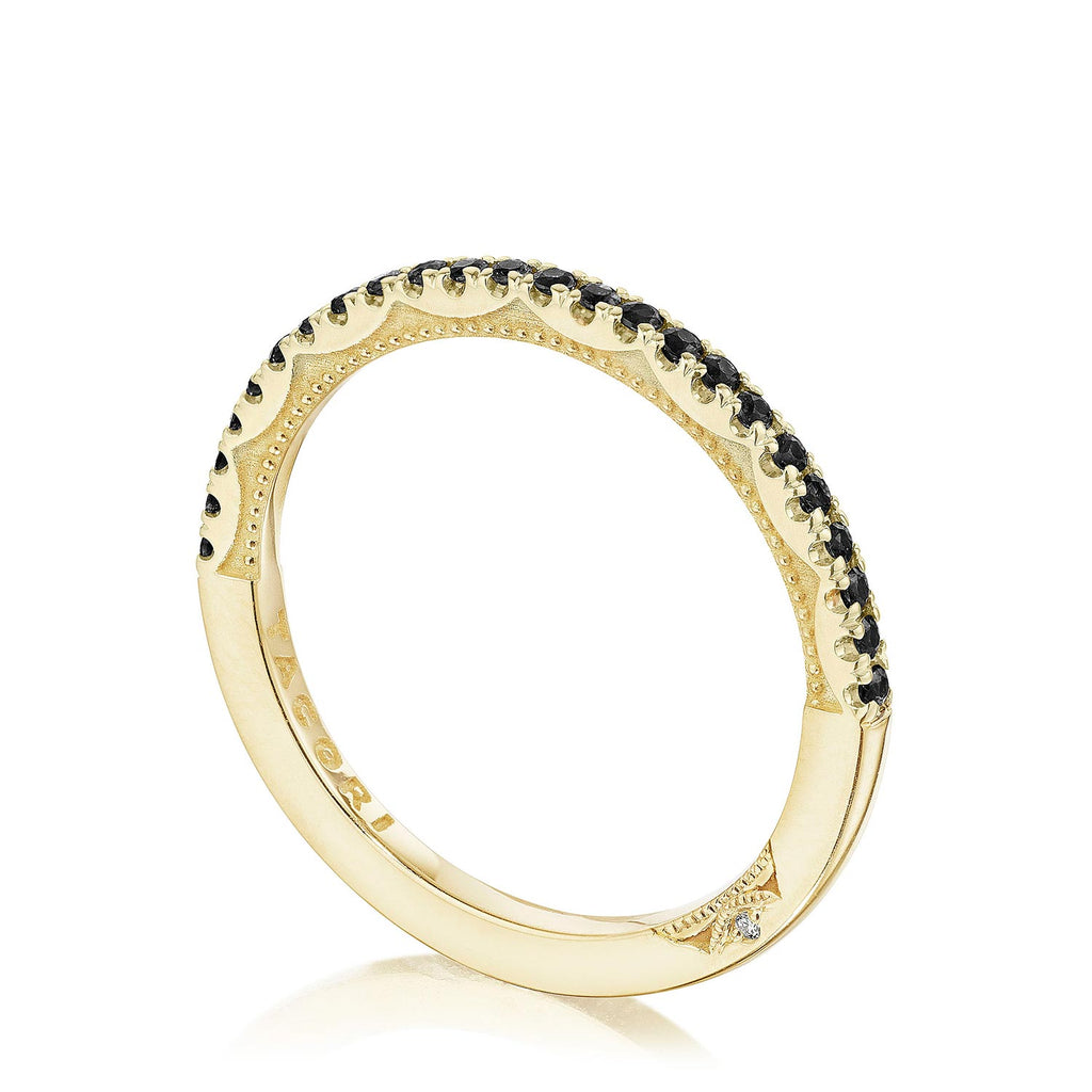 String of Black Diamonds Ring