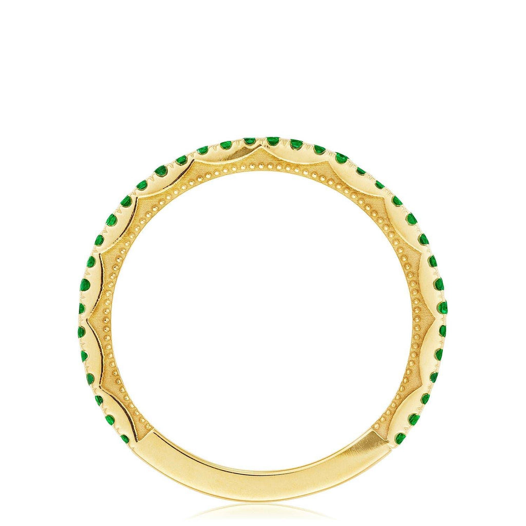 String of Emeralds Ring