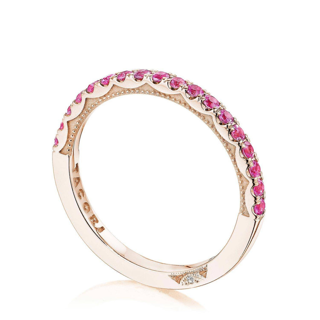 String of Pink Sapphires Ring
