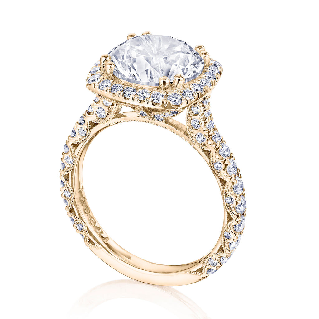 Round Bloom Engagement Ring