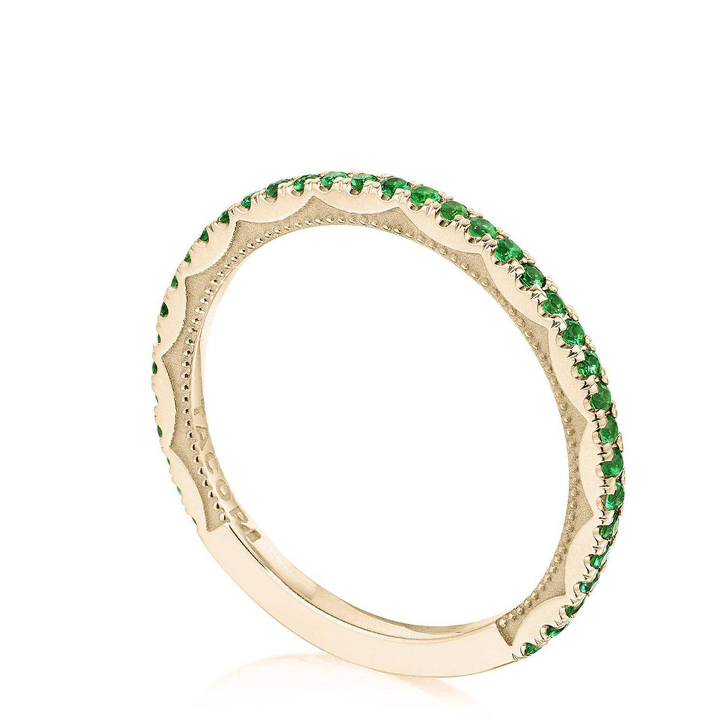 String of Emeralds Ring