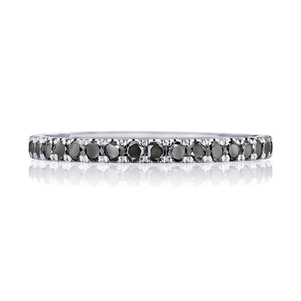 String of Black Diamonds Ring