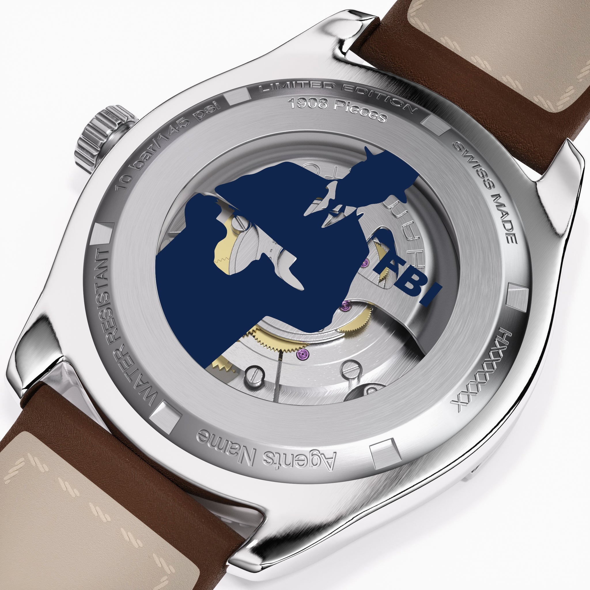 Hamilton FBI Expedition Auto 41MM Bundle – 1908 Limited Edition