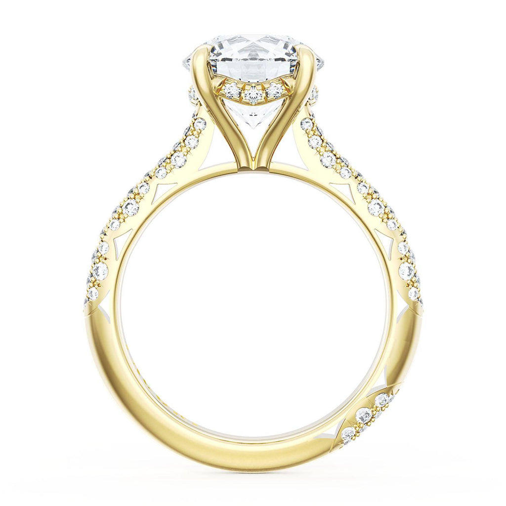 Round Bloom Engagement Ring