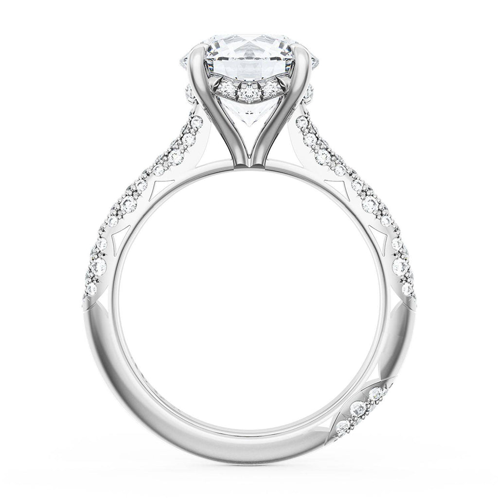 Round Bloom Engagement Ring