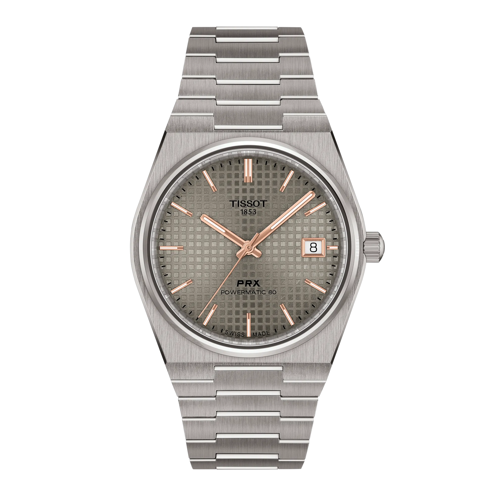 TISSOT PRX 38mm パワーマティック80 チタニウム Tissot PRX Titanium 38mm | Model T1378074406100 | Tissot® United