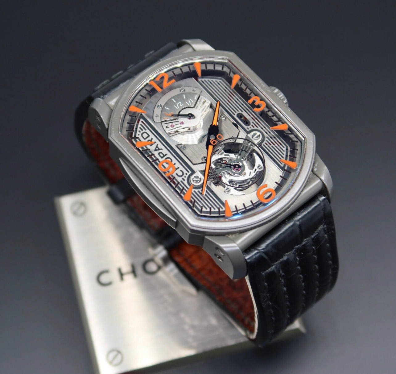 LIMITED CHOPARD Engine One Tourbillon Titanium 168526-3003