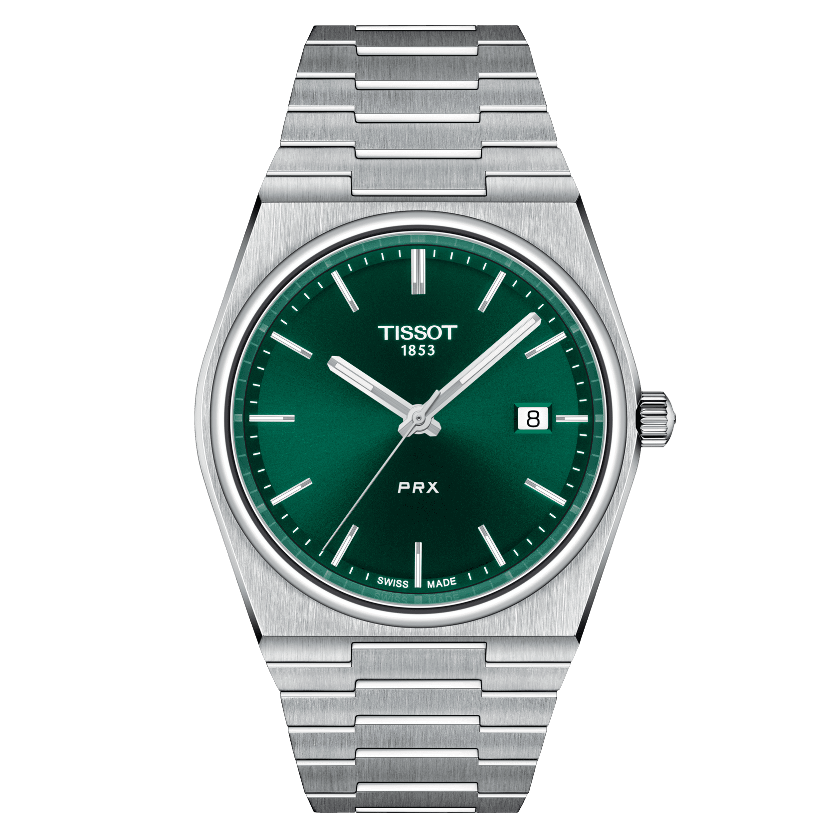 ほぼ未使用　TISSOT PRX 緑ダイヤル ステンレス　機械式 Tissot PRX – Sharif Fine Jewelers
