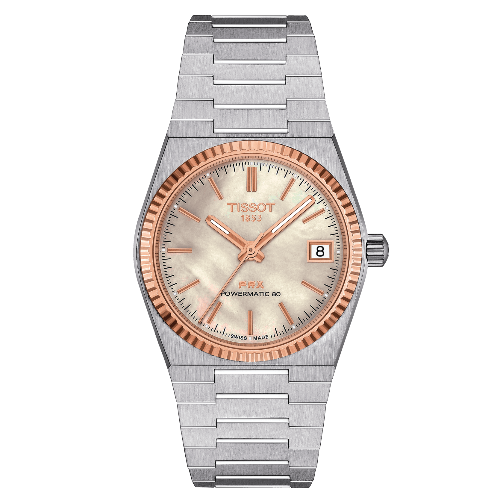 Tissot PRX Powermatic 80 35mm Steel and 18K Gold Bezel – Sharif