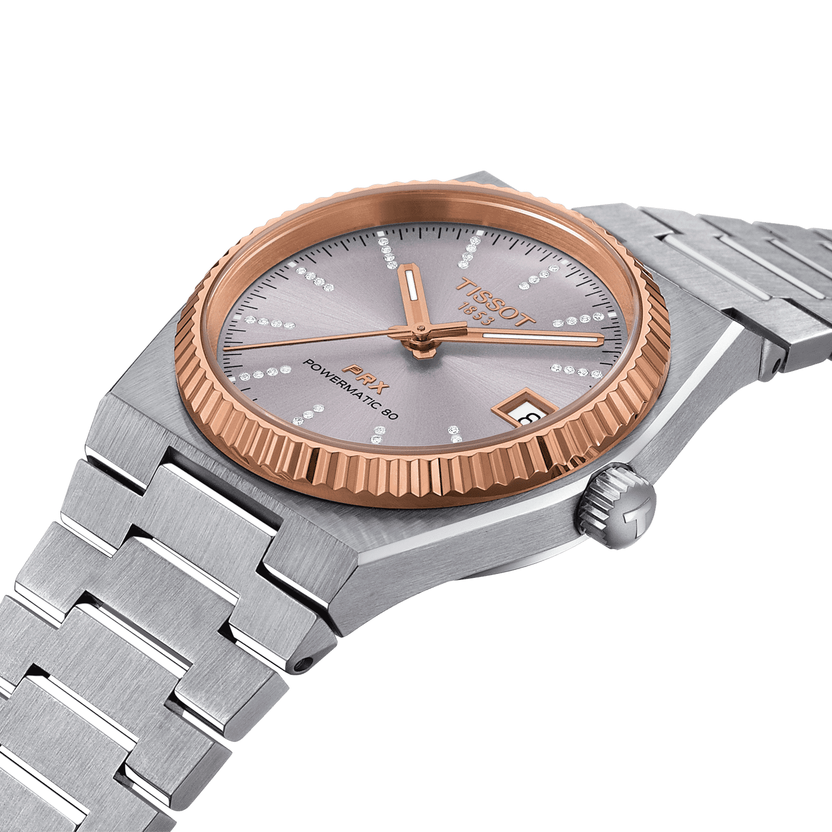 Tissot PRX 35Mm Powermatic 80 Steel & 18K Gold Bezel – Sharif Fine