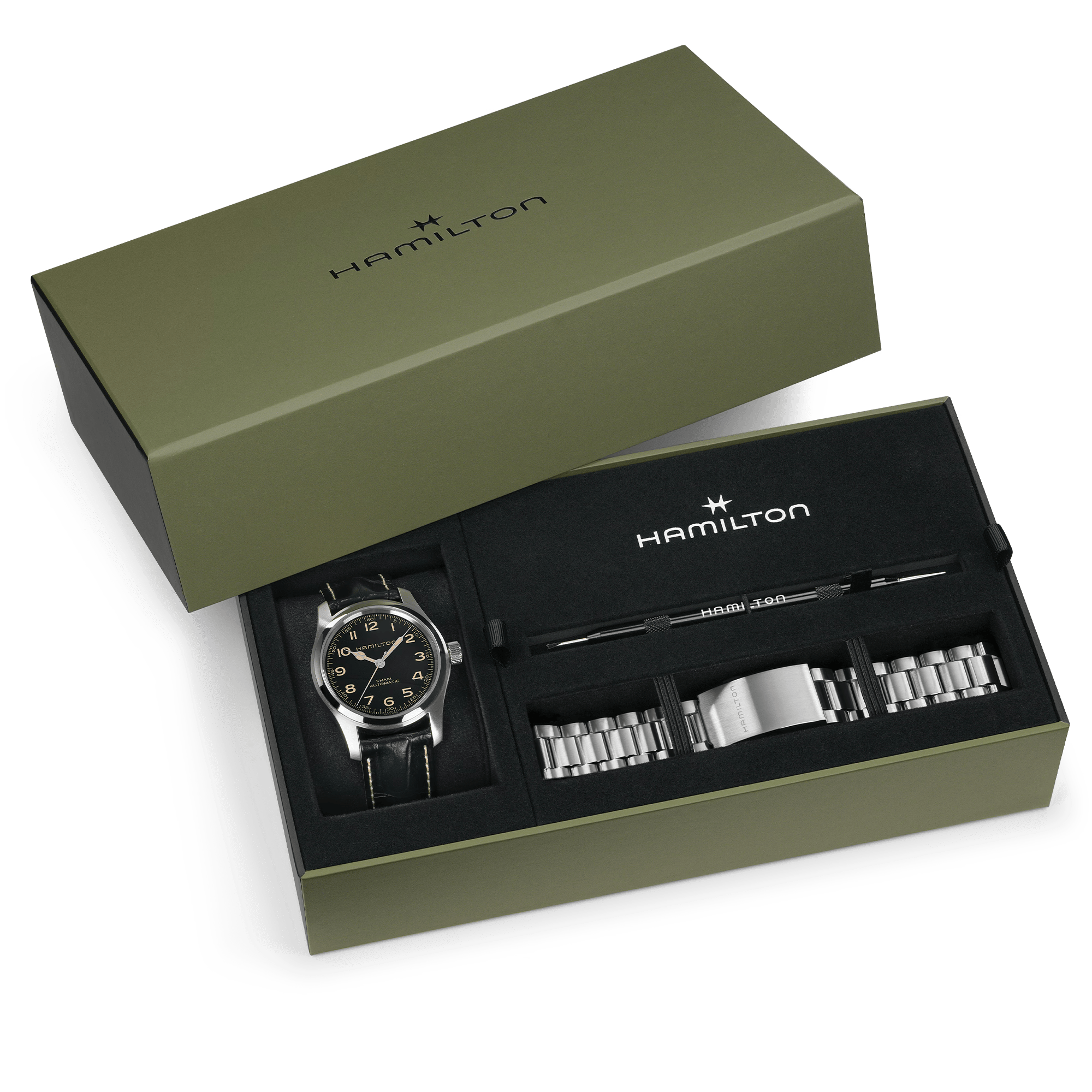 Khaki Field Murph Auto Bracelet Bundle Automatic | 42mm