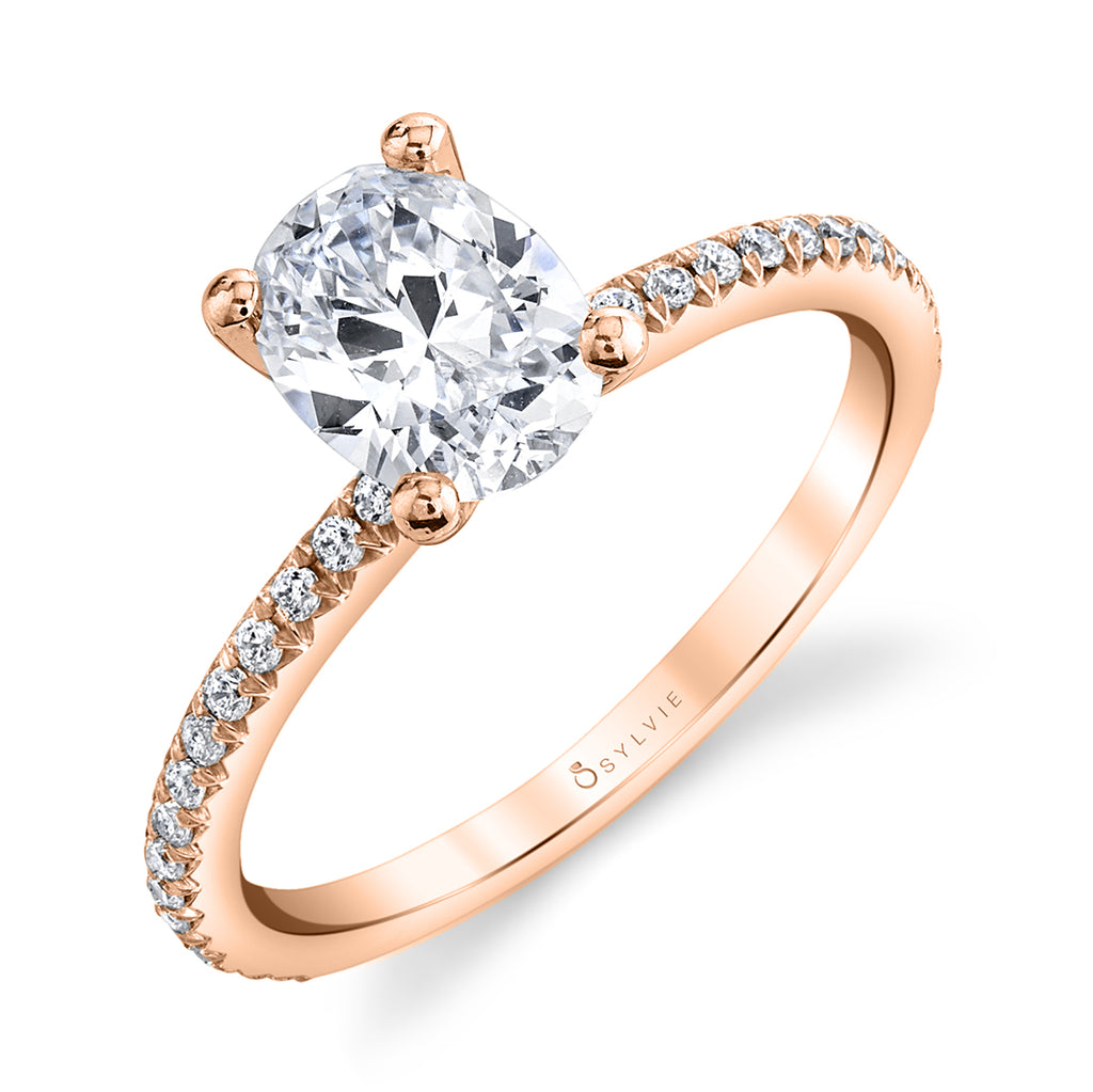Oval Cut Classic Engagement Ring - Adorlee
