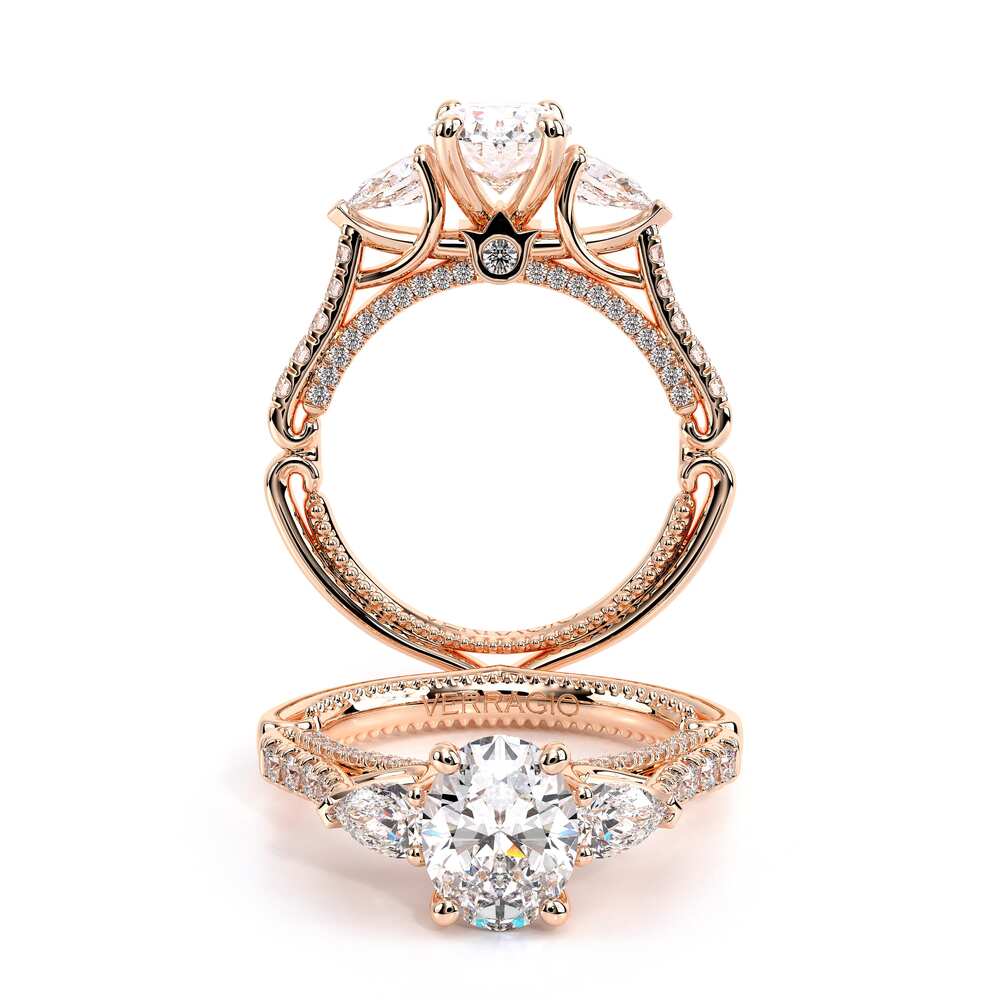 Couture-0470ps-14k Rose Gold Oval