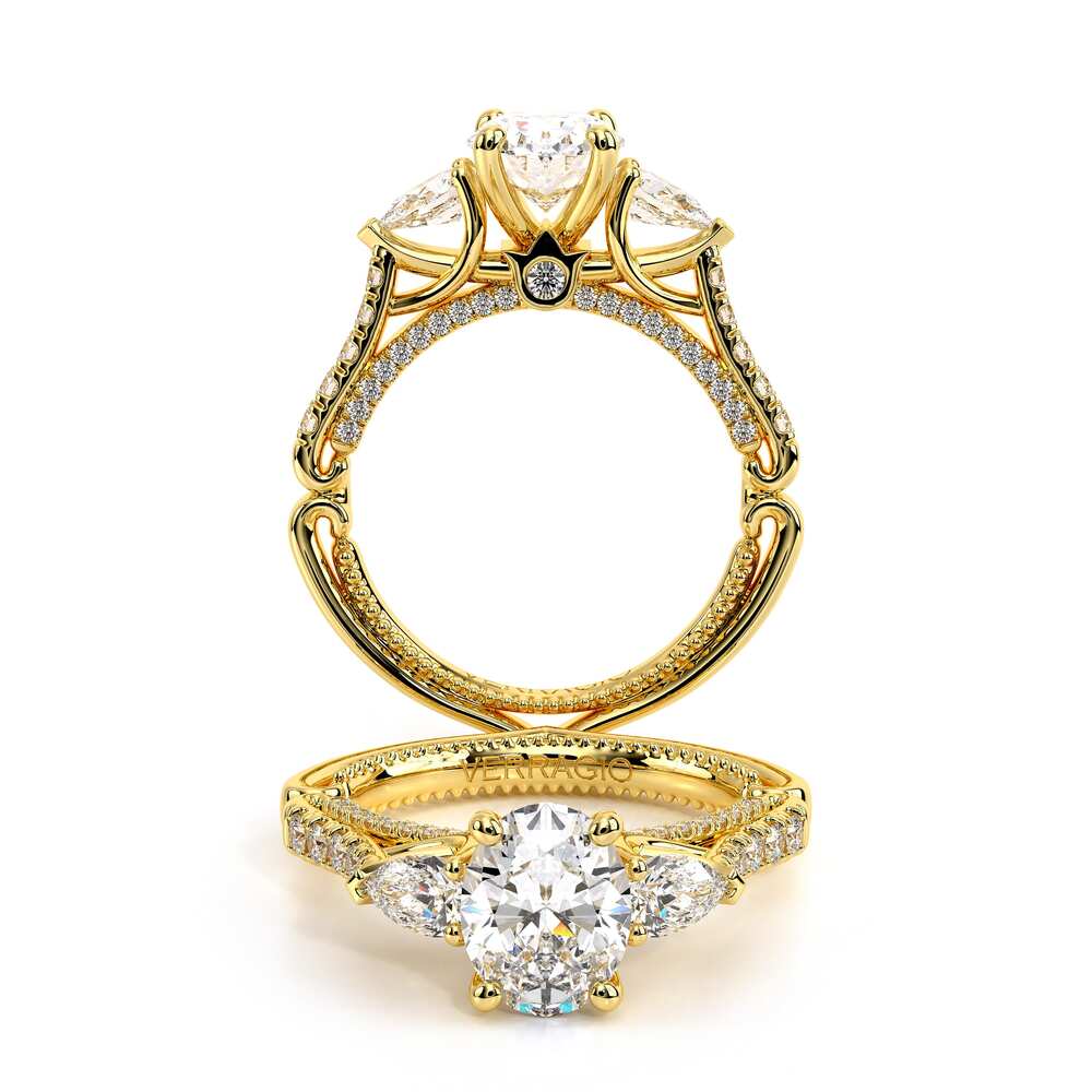Couture-0470ps-14k Yellow Gold Oval